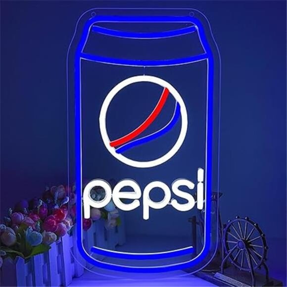 Pepsi Cola LED Neon Pop Sign Wall Decor Light Bedroom Business Man Cave Store NW - Picture 7 of 7